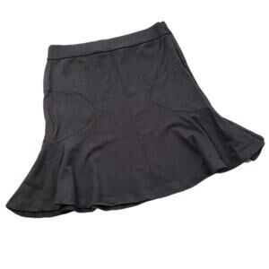 Wendy Williams Black Ponte Knit Skirt size Small